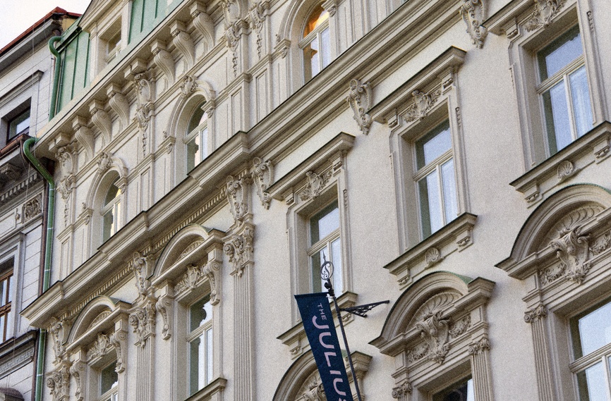 The Julius Prague Facade