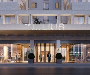 The Julius Bucharest Entrance